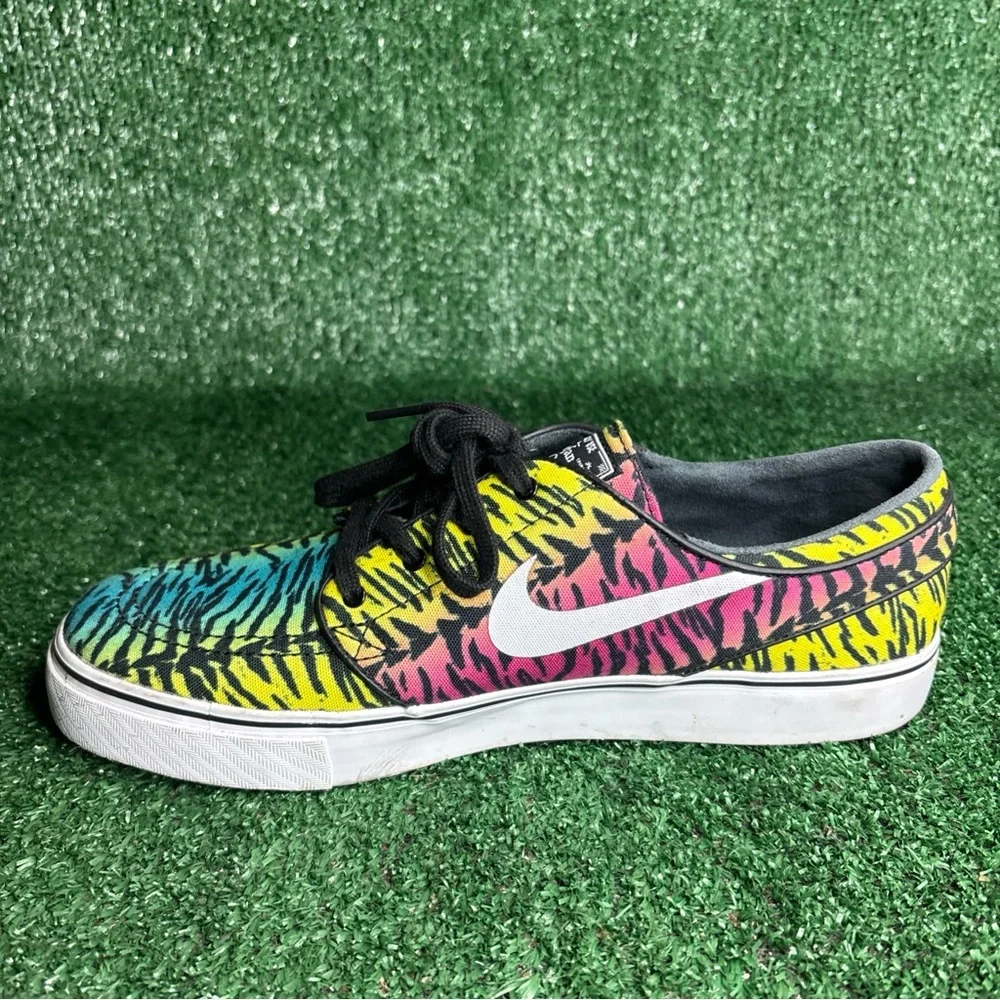 Nike SB Zoom Stefan‎ Janoski Tiger Stripe 69 Rasta 615957-713 Volt Sz 9